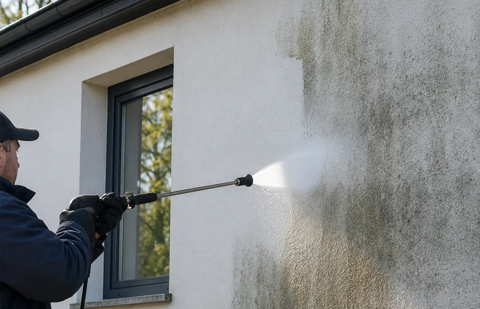 Hochdruckreinigung für robuste Materialien