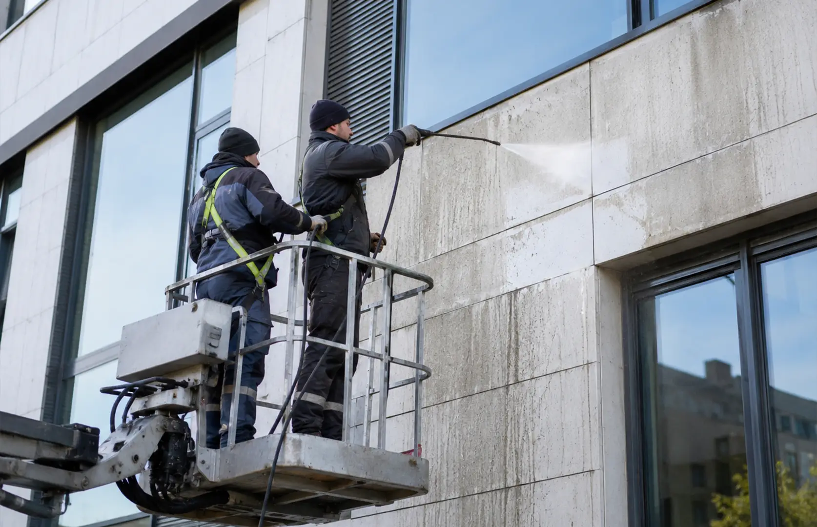 Hochdruckreinigung für robuste Materialien