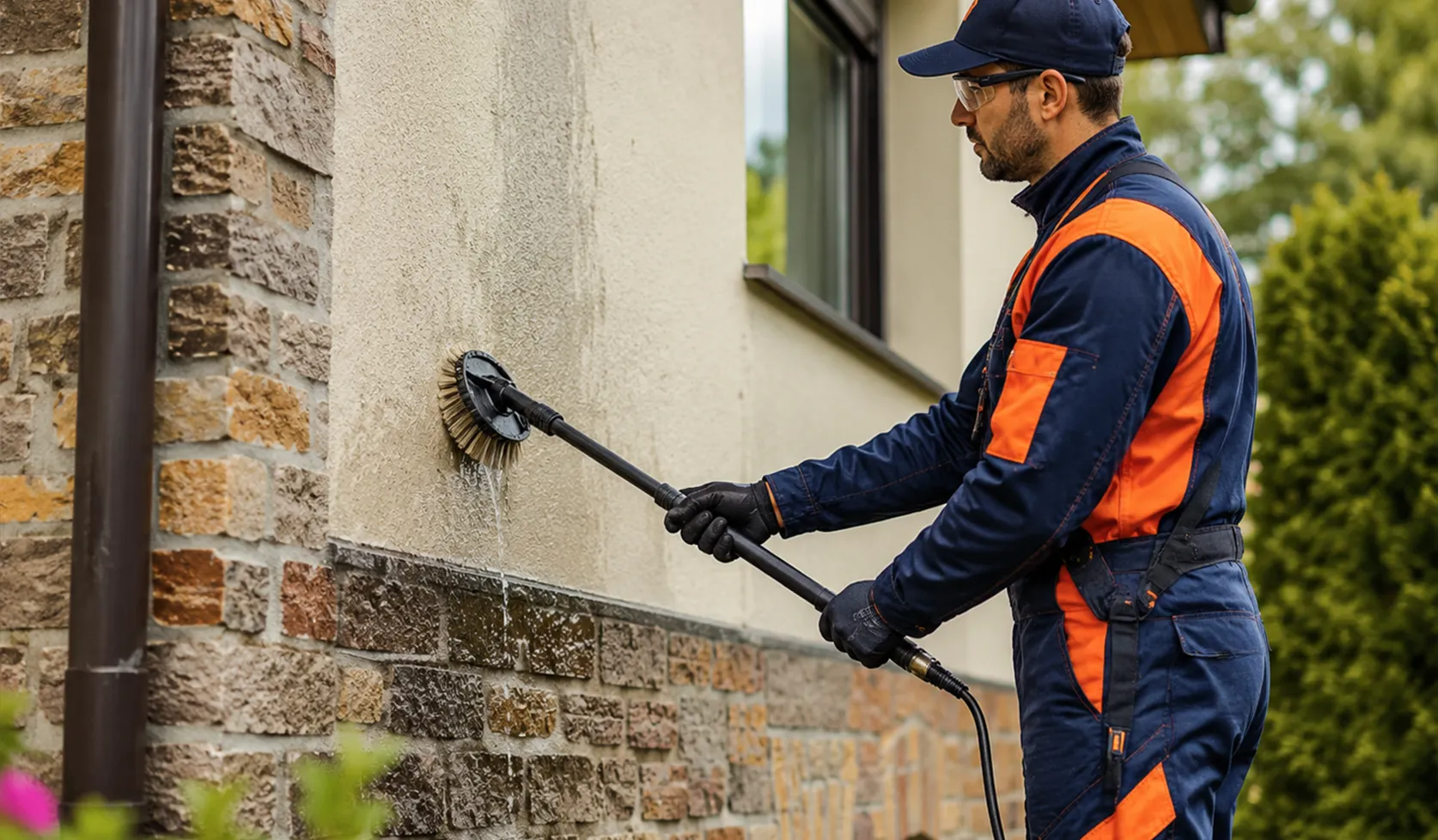 Materialgerechte Reinigung – Fassadenreinigung