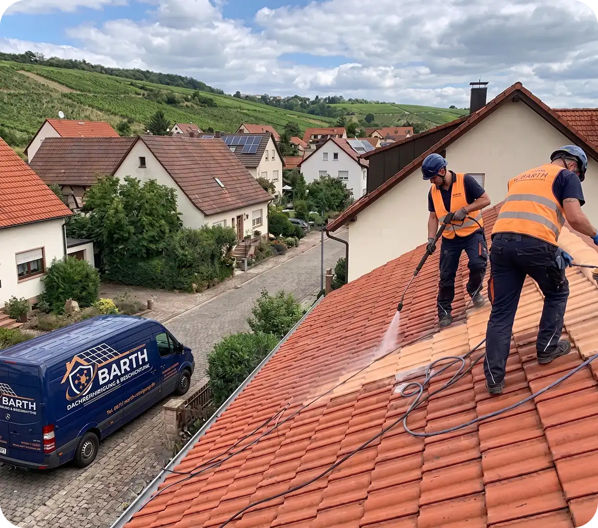 Professionelle Dachreinigung & Dachversiegelung in Rheinhessen und der Rhein-Main-Region
