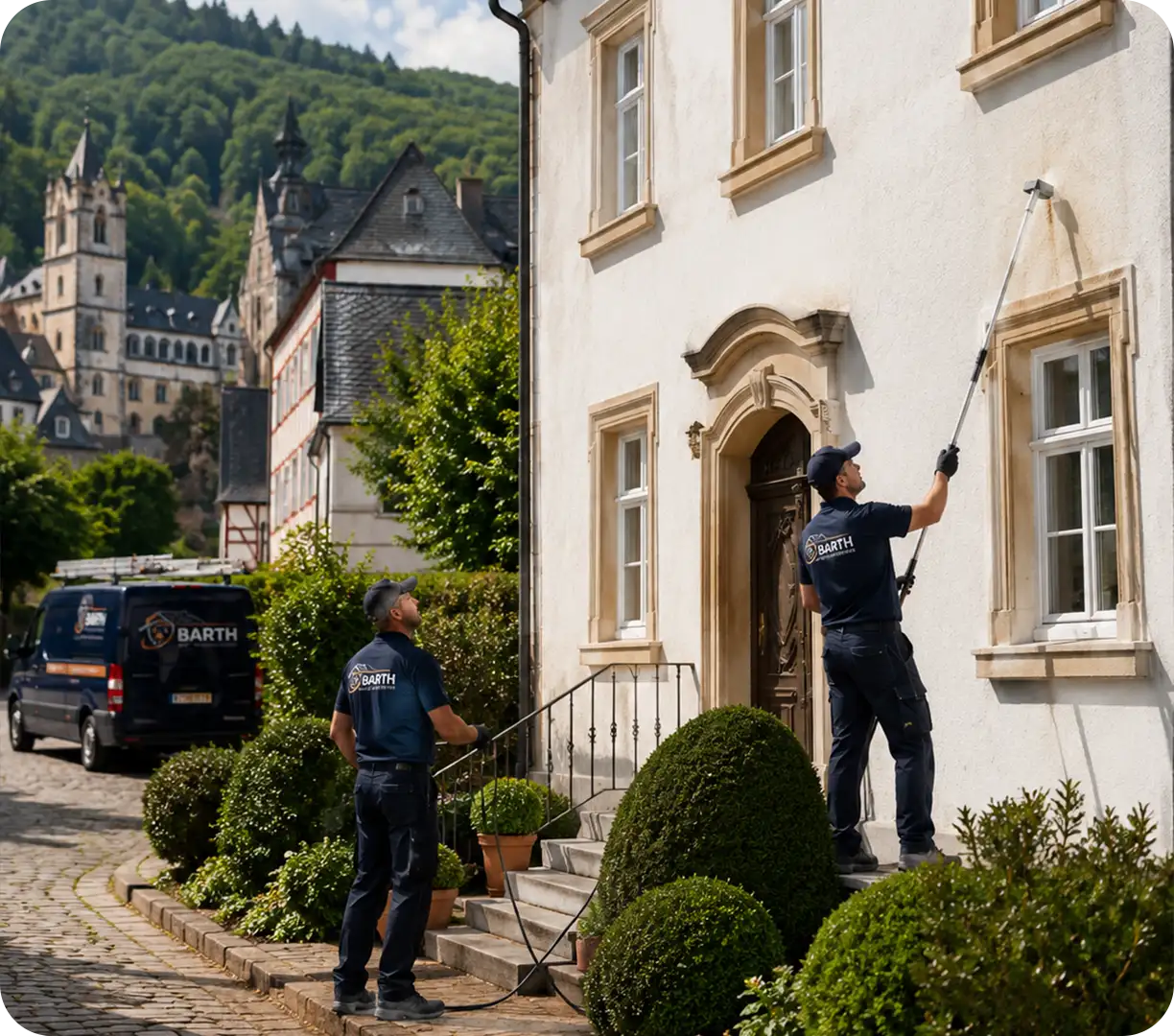 Professionelle Fassadenreinigung & Fassadenversiegelung in Idstein im Taunus
