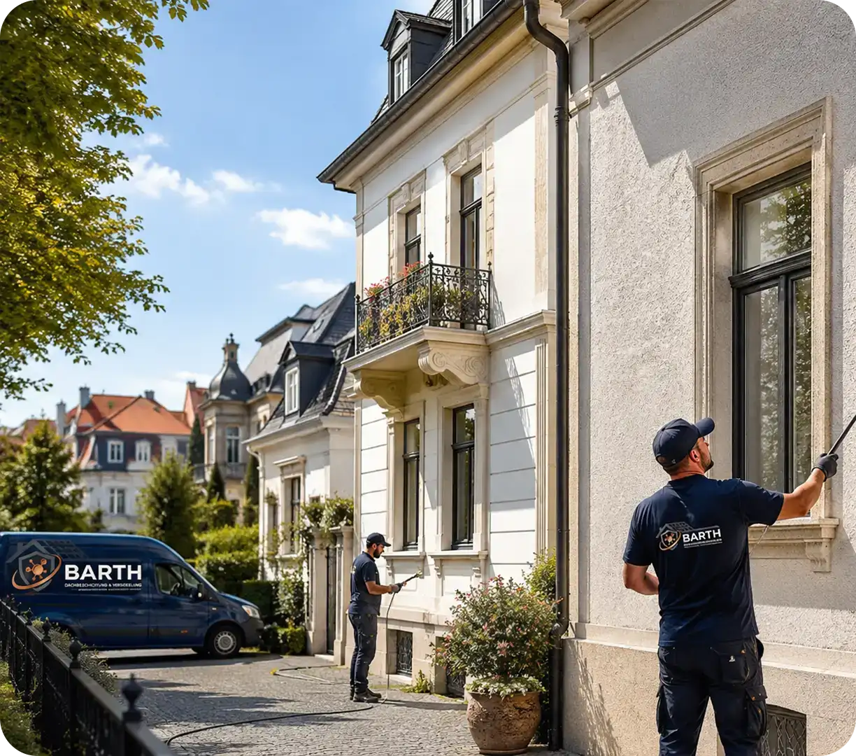 Professionelle Fassadenreinigung & Fassadenversiegelung in Taunusstein